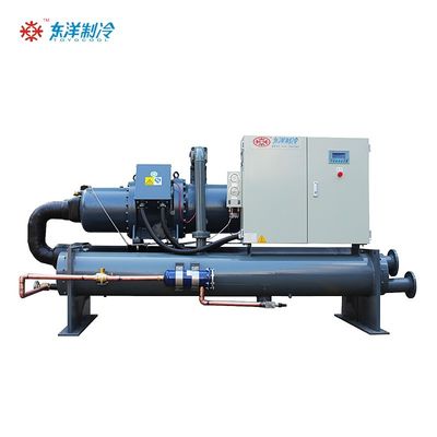 Energieeinsparende Niedertemperaturkühlgeräte 220V 380V 415V 460V 480V Schraubentyp Wassergekühlter Kühler