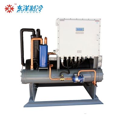 16KW Schraubwasserkühler Explosionssicher Niedertemperaturwasserkühler 50HZ / 60HZ